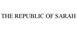 THE REPUBLIC OF SARAH trademark