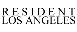 R E S I D E N T LOS ANGELES trademark