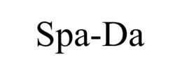 SPA-DA trademark