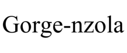 GORGE-NZOLA trademark