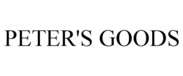 PETER'S GOODS trademark