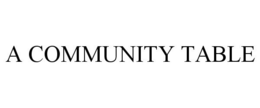 A COMMUNITY TABLE trademark