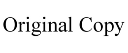 ORIGINAL COPY trademark