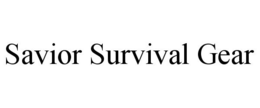 SAVIOR SURVIVAL GEAR trademark