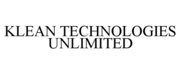 KLEAN TECHNOLOGIES UNLIMITED trademark