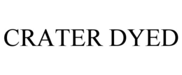 CRATER DYED trademark