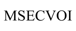 MSECVOI trademark