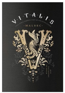 V · I · T · A · L · I · S WITH FORCE FORMING PART OF ANY LIVING ENTITY V WINES OF ARGENTINA 2018 trademark