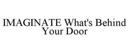 IMAGINATE WHAT'S BEHIND YOUR DOOR trademark