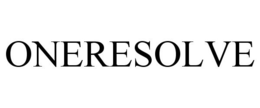 ONERESOLVE trademark