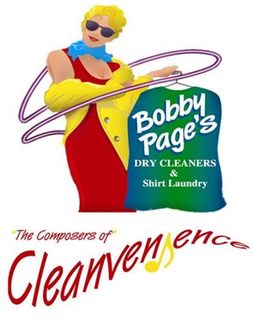 BOBBY PAGE'S  DRY CLEANERS & SHIRT LAUNDRY THE COMPOSERS OF CLEANVENIENCE trademark
