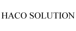 HACO SOLUTION trademark