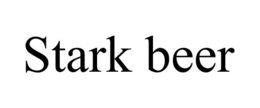 STARK BEER trademark