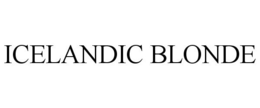 ICELANDIC BLONDE trademark