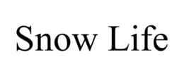 SNOW LIFE trademark