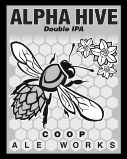 ALPHA HIVE DOUBLE IPA COOP ALE WORKS trademark