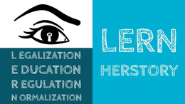 LERN HERSTORY  LEGALIZATION EDUCATION REGULATION NORMALIZATION trademark