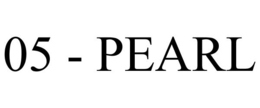 05 - PEARL trademark