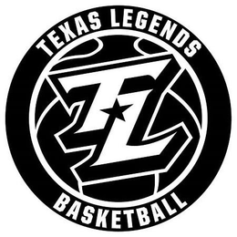 TEXAS LEGENDS BASKETBALL TL trademark