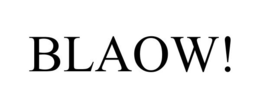 BLAOW! trademark