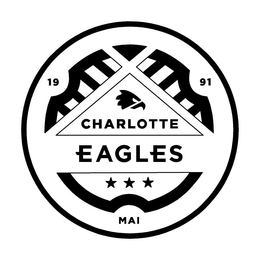 CHARLOTTE EAGLES MAI 19 91 trademark