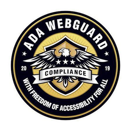 ADA WEBGUARD 2019 COMPLIANCE WITH FREEDOM OF ACCESSIBILITY FOR ALL trademark