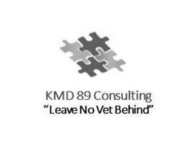 KMD 89 CONSULTING "LEAVE NO VET BEHIND" trademark