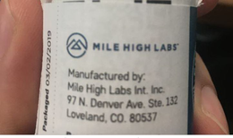 MILE HIGH LABS trademark