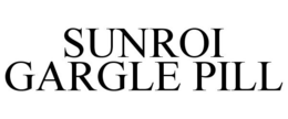 SUNROI GARGLE PILL trademark
