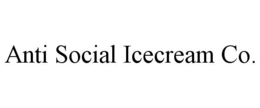 ANTI SOCIAL ICECREAM CO. trademark