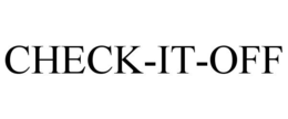 CHECK-IT-OFF trademark
