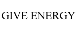 GIVE ENERGY trademark