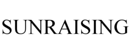 SUNRAISING trademark