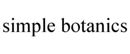 SIMPLE BOTANICS trademark