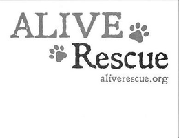 ALIVE RESCUE ALIVERESCUE.ORG trademark