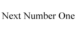 NEXT NUMBER ONE trademark