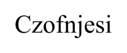 CZOFNJESI trademark
