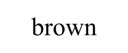 BROWN trademark