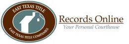 RECORDSONLINE YOUR PERSONAL COURTHOUSE EAST TEXAS TITLE COMPANIES trademark