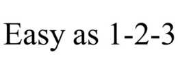 EASY AS 1-2-3 trademark