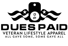 D.P DUES PAID VETERAN LIFESTYLE APPAREL ALL GAVE SOME, SOME GAVE ALL trademark