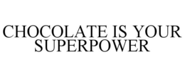 CHOCOLATE IS YOUR SUPERPOWER trademark