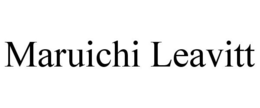 MARUICHI LEAVITT trademark
