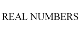 REAL NUMBERS trademark