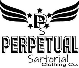 PS PERPETUAL SARTORIAL CLOTHING CO. trademark