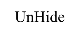 UNHIDE trademark