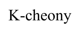 K-CHEONY trademark