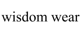 WISDOM WEAR trademark