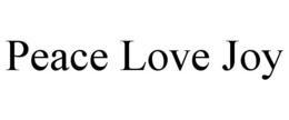 PEACE LOVE JOY trademark