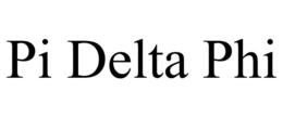 PI DELTA PHI trademark